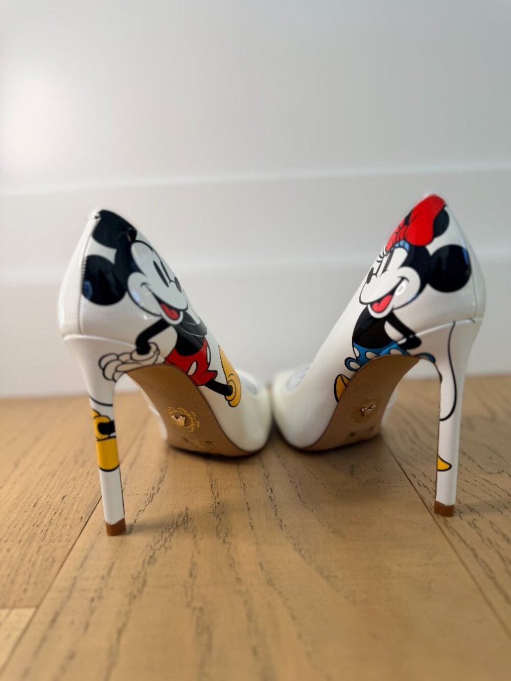 Disney100 Mickey & Minnie stiletto's  US (6.5)  BRAND NEW IN BOX - Immaculate.